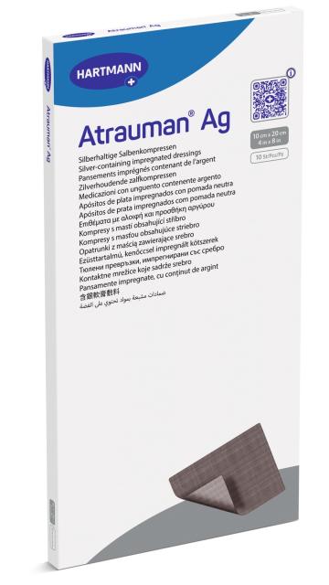 Pansament cu argint Atrauman AG - 10 x 20 cm - 10 buc