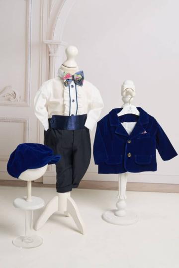 Costum botez Ralph - bleumarin