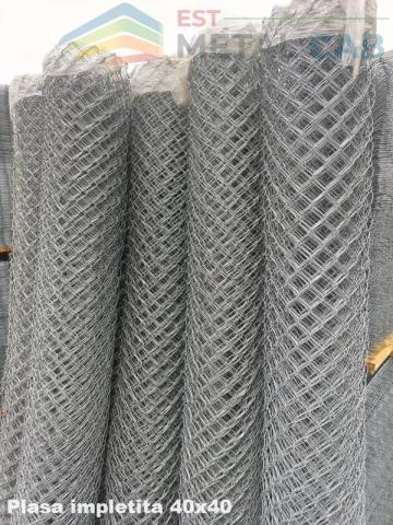 Plasa gard impletita 40x40 mm