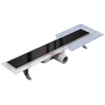 Rigola dus pardosela - Techman Black Glass 100 cm