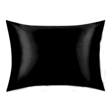 Fata de perna matase naturala Mulberry, Black, 50X70 cm de la Luxury Anis Srl