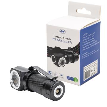 Lanterna frontala PNI Adventure F75, Led 6W, 600 LM de la Auto Care Store Srl