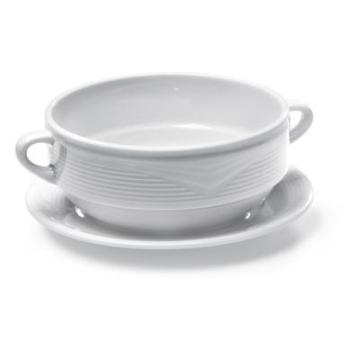 Farfurie pentru bol supa - 190 mm , portelan, Saturn