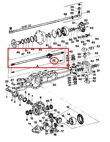 Planetara dreapta APL1551 (1126.50mm)