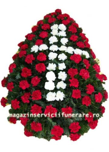 Coroana garoafe 9 de la Casa Funerara Eva Srl