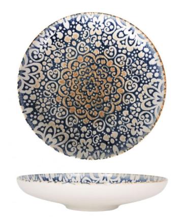 Farfurie adanca Bonna Hygge Alhambra 25 cm - portelan de la Ad Horeca Concept Srl