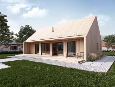 Casa de familie cu structura usoara Bergen Natura