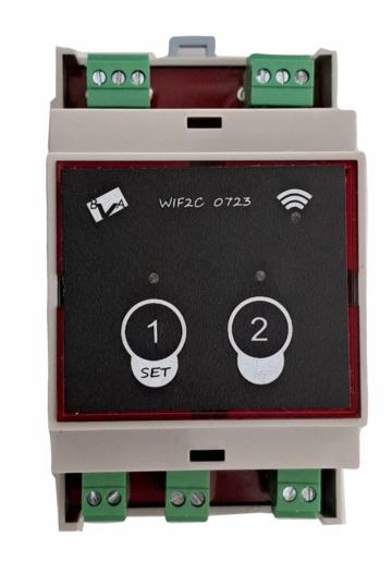 Controler WiFi BVA WF2C 0723 cu 2 iesiri, NONC, 6 A, eWeLink