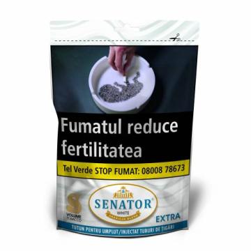 Tutun Senator - White Extra Volume (80g) de la DVD Master Srl