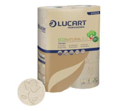 Hartie igienica Lucart 811929 Eco Natural 3str, 6role/set de la Profesional SP Srl.