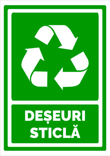 Indicator pentru deseuri sticla