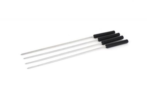 Set 4 frigarui inox 48 cm - rezistente - pentru gratar/bbq