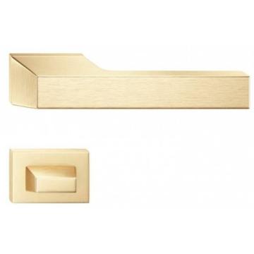 Manere usi Maxima auriu satin cu rozeta WC de la Manere Usi Srl
