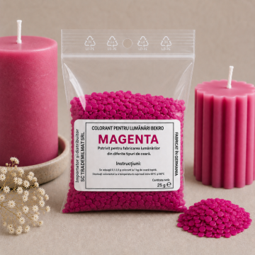 Colorant lumanari Bekro - magenta de la Trademilmat Srl