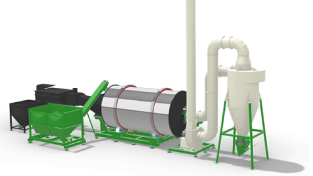 Uscator rotativ cereale si paie SPB10-Agro