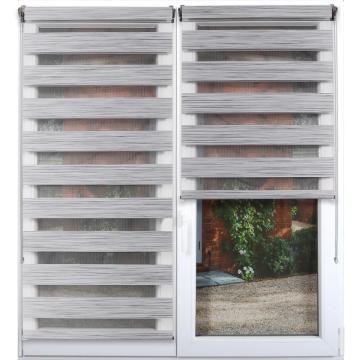 Rulou zebra 75x150 cm - gri compozitie polyester de la URBANIX SRL