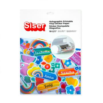 Vinil printabil holografic Siser A4 - sticker rainbow inkjet