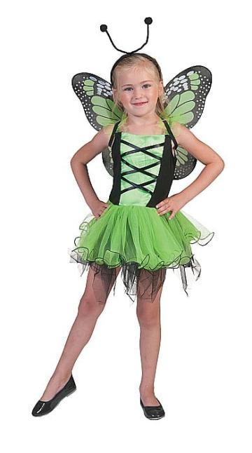 Costum fluture verde