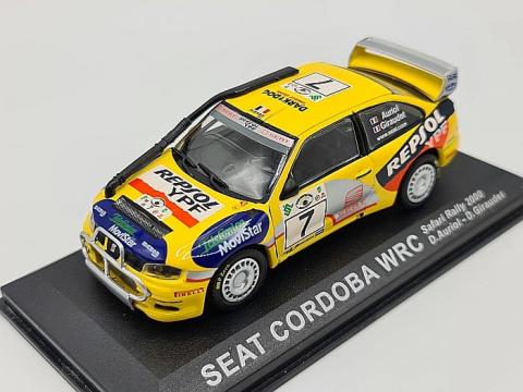Macheta Seat Cordoba WRC Raliu Safari 2000, 1:43