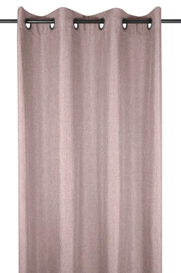 Draperie Bea 140X260 cm, culoare pudra, 100% poliester de la URBANIX SRL