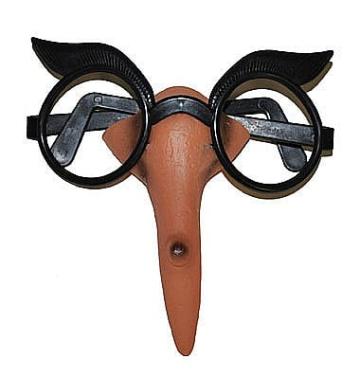 Ochelari petrecere Halloween vrajitoare de la Hobbyplanet Romania