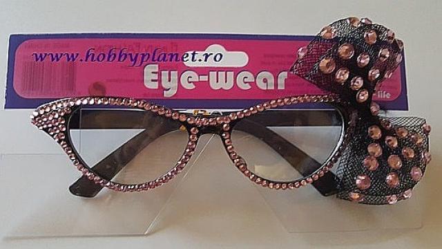 Ochelari petrecere funda - roz