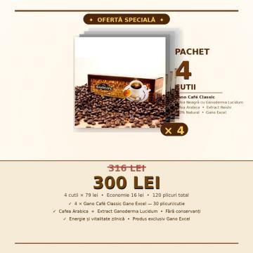 Cafea 4X Gano Cafe Classic - 30 plicuri