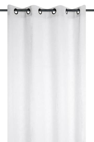 Perdea Paloma 140X260 cm, culoare alb, 100% poliester de la URBANIX SRL
