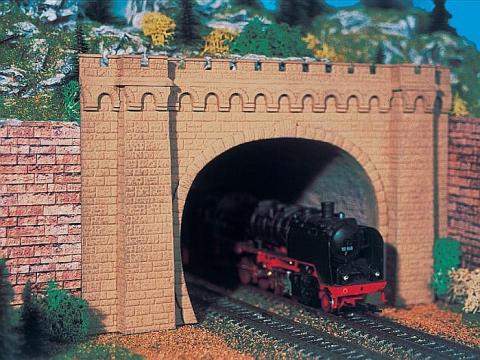 Macheta Portal tunel linie dubla Moseltal H0 (1:87) Vollmer de la Hobbyplanet Romania