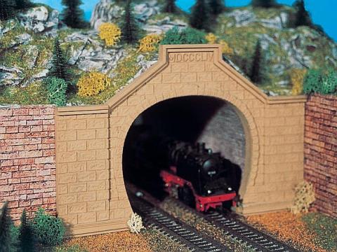 Macheta Portal tunel linie dubla Rheintal H0 (1:87) Vollmer de la Hobbyplanet Romania
