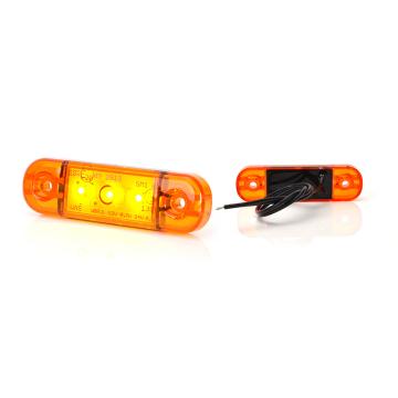 Lampa gabarit led 708 W97.1, 12v-24v, pozitie portocaliu Was