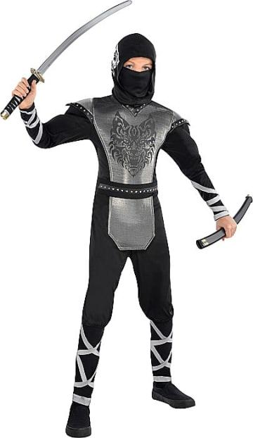 Costum baieti Deluxe - Ninja - 4 piese