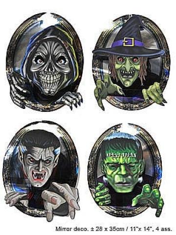 Decor Halloween oglinda de la Hobbyplanet Romania