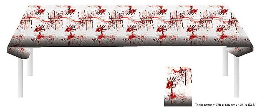 Fata de masa Halloween Blood de la Hobbyplanet Romania