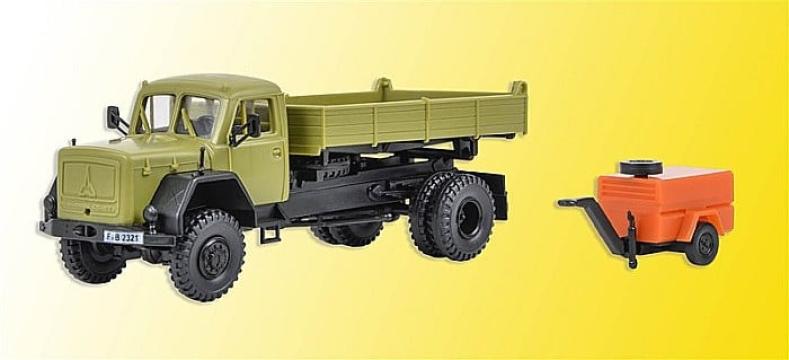 Macheta Magirus Deutz cu platforma si compresor H0 (1:87) de la Hobbyplanet Romania