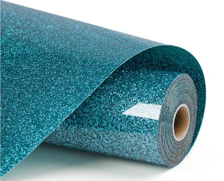 Vinyl LOKLiK Heat Transfer Glitter - Light Blue - 30.5 x 90