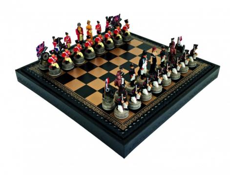 Set sah Batalia de la Waterloo cu tabla si cutie de la Chess Events Srl