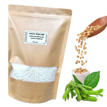 Ceara naturala de soia pentru lumanari in recipiente Yucca de la Trademilmat Srl