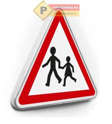 Indicator rutier atentie copii