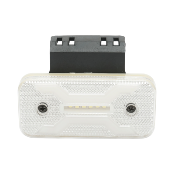 Lampa gabarit laterala LED cu suport 12V-24V alba 2 functii