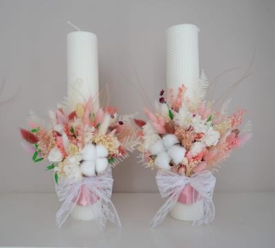 Set lumanari nunta SET02 de la Flower Power Gift