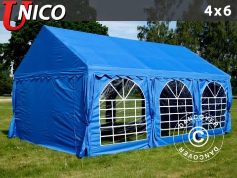 Pavilion - cort 4x6m Unico - culoare albastru - velcro de la Hoba Ecologic Air System Srl