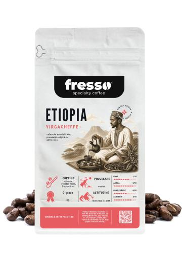 Cafea boabe de origine Fresso Etiopia Yirgacheffe