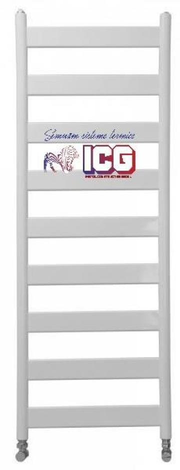 Radiator baie din aluminiu 500x1200 alb de la ICG Center