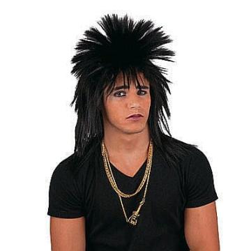 Peruca petrecere Punk - neagra de la Hobbyplanet Romania