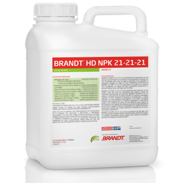 Ingrasamant NPK foliar/fertirigare Brandt HD 21-21-21 5L