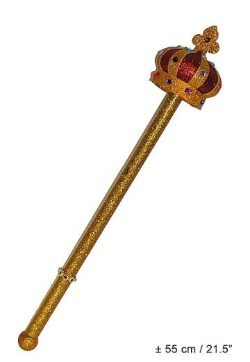 Accesoriu party Sceptru rege 55 cm
