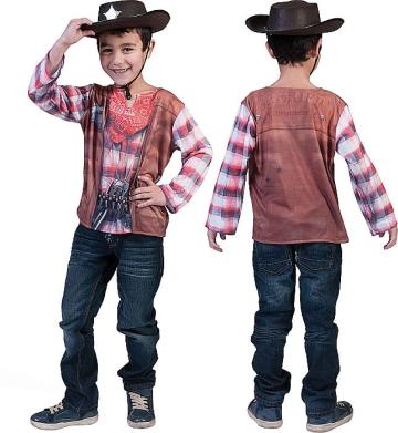 Tricou 3D imprimeu Cowboy pentru copii , multicolor