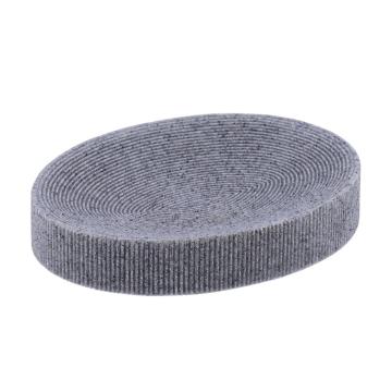 Sapuniera polirasina striatii oval - gri de la URBANIX SRL