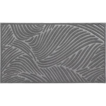 Covor intrare 43x75 cm - Vague gri polyester + PVC MoftX